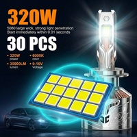 Kit de conversion de phares LED Xenplus Retrofit Upgrade F160 haute puissance 320W 30000LM 6000K H4 H7 H11 9005 Plug and Play pour voiture