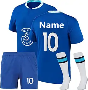 OEM-Hersteller individuelles Design/Logo preisgünstiges Fußballtrikot-Set Fußballtrikot-Anzug schnell trocknend Fußballbekleidungsuniform