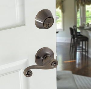 ชุดล็อคประตูอพาร์ทเมนท์ WEKIS รุ่นโมเดิร์น ความปลอดภัยสูง ประหยัด คุ้มค่า พร้อมกุญแจแบบคันโยก  ระบบล็อคแบบเดดโบลท์  ไม่ใช้กุญแจ  ขนาด 60 มม. ผลิตจากโลหะผสมสังกะสี - Product Image 6