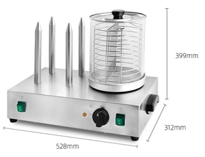 Parrilla eléctrica automática para perros calientes, máquina calentadora, <span class=keywords><strong>asador</strong></span> <span class=keywords><strong>de</strong></span> <span class=keywords><strong>salchichas</strong></span> para hoteles, tiendas <span class=keywords><strong>de</strong></span> comida, restaurantes y uso doméstico, nueva condición - Product Image 4