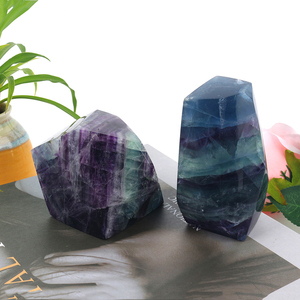 Vente en gros de fluorite en forme libre, fluorite arc-en-ciel polie - Product Image 5