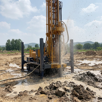 ZHIZUAN 500m Foreuse sur chenilles robuste à entraînement supérieur, moteur diesel hydraulique, pour forage de puits d'eau et de trous profonds dans la roche et la boue