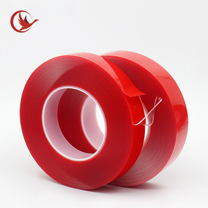 Nastro industriale in schiuma acrilica attivato ad acqua Hot Melt sensibile alla pressione biadesivo trasparente bianco grigio nero Anser TB - Product Image 5