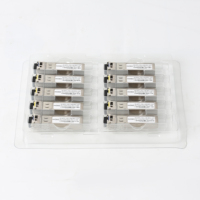 Modul HiOSO 10G SFP+ Kompatibel dengan Merek Switch H3C, Huawei, Cisco, HP, Mikrotik, dll. Modul Serat Tunggal 40km/20km/80km
