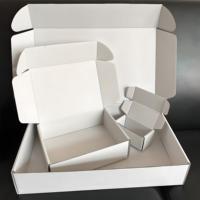 Boîte d'expédition en carton ondulé écologique en papier kraft pour l'emballage e-commerce en gros
