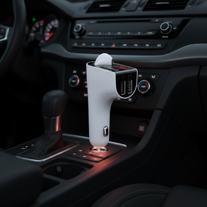 LUTU para Radio con Auriculares Estéreo FM con Transmisor FM Inalámbrico USB/WAV/<span class=keywords><strong>MP3</strong></span> con Colocación en el Encendedor - Product Image 5