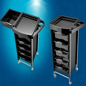 Carrito de Herramientas de Belleza y Peluquería, Carrito de Mano para Salón de Belleza, Carrito de Herramientas de Peluquería, Carro de Entrega para Estampado en Caliente y Tinte de Cabello - Product Image 5