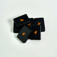 Un magnifique ensemble de tuiles de mahjong américaines en acrylique sur le thème d'Halloween, 160 pièces