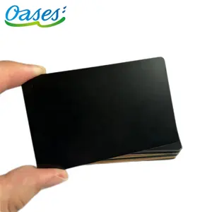 Venta caliente personalizada oculto Chip NFC Tarjeta de Metal a 100 piezas