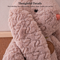 Peluche Z Bunny, jouet en peluche mignon lapin-ours, cadeau unisexe pour enfants, fête, anniversaire, en coton PP