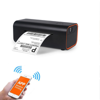 Imprimante thermique de bureau 203 dpi Imprimantes d'étiquettes Wifi avec autocollant de code-barres thermique 4X6 Imprimante thermique 110 mm pour l'expédition