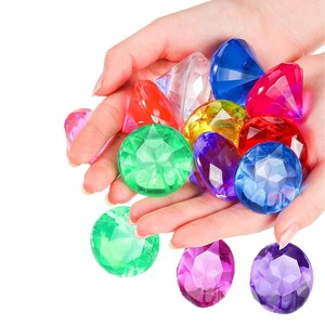 Diamantes acrílicos simulados para joyería DIY, colgantes de gemas con temática de dibujos animados para niños, gemas de parque de atracciones para caza del tesoro y arqueología - Product Image 5