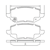 Plaquettes de frein neuves pour GWM Tank 500 première génération, freins à disque et à tambour pour SUV essence, garantie 1 an, OE KD0360/KD0637