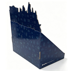 Caja <span class=keywords><strong>de</strong></span> Exhibición <span class=keywords><strong>de</strong></span> Papel PDQ con Cabezal Troquelado, Ecológica y Reciclable, Impresión <span class=keywords><strong>de</strong></span> Logotipo Personalizado para Juguetes Coleccionables <span class=keywords><strong>de</strong></span> Dibujos Animados, Promoción en Supermercados - Product Image 2