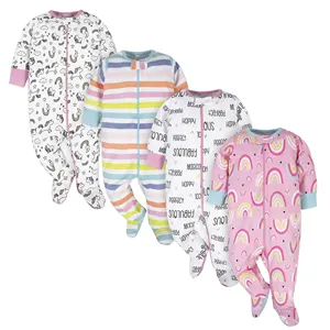 Conjunto de presente para bebês, conjunto de roupas de bebê de algodão de alta qualidade, inclui macacão, cobertor, capa para garrafa e babador