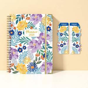 2026 Custom New A5 Size Hardcover Budget Gratitude Journal Planner Leather Saddle Stitched PP Daily Schedule Notebook - Product Image 2