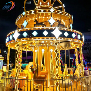 Atracción de Feria: Carrusel de Caballos Personalizado para Exteriores, Equipo de <span class=keywords><strong>Parque</strong></span> de Atracciones para Niños, Carrusel en Venta - Product Image 3