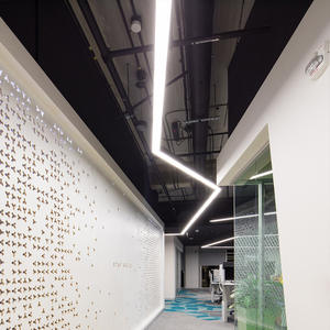 Lampada a Sospensione LED, Lampadario con Luce Sospesa RGB Dimmerabile per Ufficio, Palestra, Sala Conferenze, KTV, Sala Biliardo, Supermercato - Product Image 3