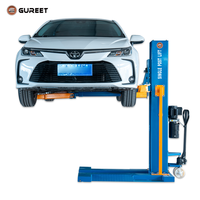 HuaTong - Elevador Hidráulico Portátil para Autos, 2900 kg, Precio de Fábrica, Bloqueo Manual, Doble Cilindro, 220-240V/380-400V, 2.2KW, Elevación de 1800 mm
