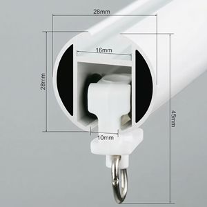 Conjunto de Varão de Cortina de Luxo 1-1/8 polegadas, em Metal Reforçado, com Ponteiras Esféricas para Tratamentos de Janela Personalizados - Product Image 5