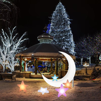 LED commerciale croissant lampe étanche lune éclairage pour jardin noël mariage Halloween événements IP65 solaire paysage décor