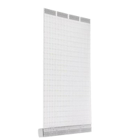 Cortina de malla Led para interior, pantallas de señalización Digital, pantalla Led 3d P3.91, transparente, vídeo, Tv, pared, P3.91mm
