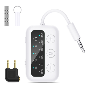 Émetteur-récepteur Bluetooth 5.2 1Mii Mini avec écran <span class=keywords><strong>OLED</strong></span>, adaptateur audio sans fil 3,5 mm pour TV, PC vers enceintes, Plug and Play - Product Image 1
