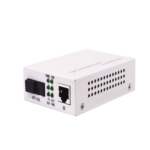 Convertidor de medios Ethernet a fibra óptica de 10/100/100M Transceptor de fibra Gigabit con fuente de alimentación externa - Product Image 4
