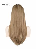 Perruques Lace Front Glueless de Luxe en Cheveux Vierges Européens de Haute Qualité, 22 Pouces (55 cm) de Long, Transparentes, Double Drawn, pour Femmes