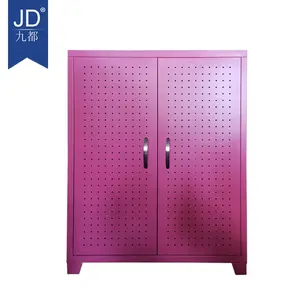 Venta caliente muebles de oficina armarios de almacenamiento de acero gabinete de color con orificio de aire