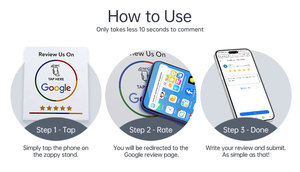Tùy chỉnh trong suốt Acrylic đứng với NFC nhà hàng menu <span class=keywords><strong>Google</strong></span> xem xét mã QR kiểm soát truy cập thẻ - Product Image 2