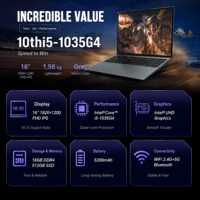 DIXIANG Ordinateurs portables neufs en gros, marque 10th I5-1035G4 DDR4 16 Go de RAM 256 Go SSD, ordinateur portable OEM&ODM, ordinateur portable de jeu