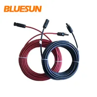 Bluesun 4 мм2 6 мм2 10 мм2 pv кабель 4 мм Солнечный Кабель медный кабель высокого качества