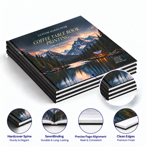 Stampa Personalizzata di Libri con Copertina Rigida per Tavoli da Caffè, Libri di Grande Formato a Colori Premium per Marchi e Editori - Product Image 3