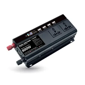 12v 24v dual voltage DC to AC power inverter 800 watt continues power modified sine wave invertor