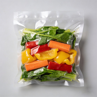 BPA-vrije, food grade vacuümsealzakken, op maat gemaakte verpakking voor fruit, groenten, salades, noten, transparante bewaartas