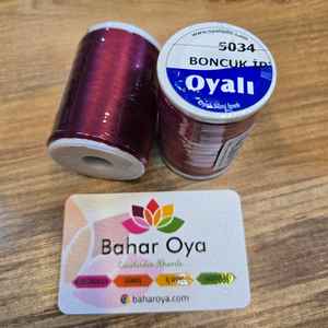 Fil à coudre d'emballage de perles brodées à haute ténacité 5034-Motif teint en prune pour vêtements Échantillon gratuit disponible - Product Image 1