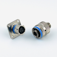 TT 38999 II Series 3-Pin T09F98PN D38999 J599 Circular Aviation Francois Plug and Socket Connector Fabriqué par Francois