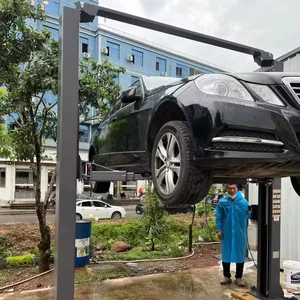 Eco-Way Autolift Op Voorraad Snelle Levering Auto Carrosseriesystemen Met Ce-Certificering 4 Ton Hydraulische Autolift 2 Posts