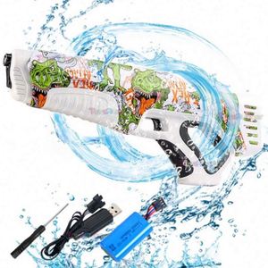 Pistola de Agua de Plástico, Inyector Eléctrico Automático, Pistola de Agua de Juguete de Alta Capacidad para Niños - Product Image 4