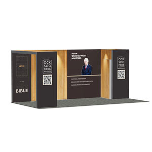 Stand de Exhibición Modular Personalizado con Marco Abierto, Panel Trasero de Doble Cara con Gráficos en Tela y Caja de Luz - Product Image 2