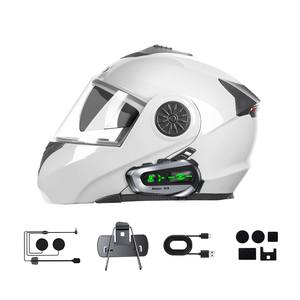 Écouteurs Moto D3 à Double Puce Étanche pour Casque, GPS, Système iOS, Voix IA Hors Ligne pour Casques de Moto - Product Image 5