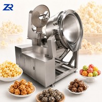 Machine à Popcorn Industrielle Commerciale Électrique Automatique à Gaz pour Caramel