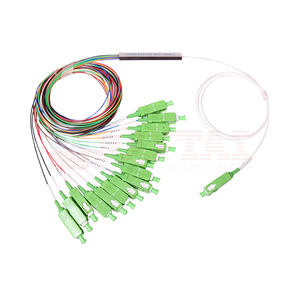 Splitter <span class=keywords><strong>PLC</strong></span> <span class=keywords><strong>Mini</strong></span> Tipo 1x16 Monomodale 12 Colori Standard per Fibra Ottica FTTH - Product Image 2