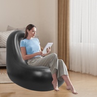 Canapé gonflable pliable en PVC personnalisé pour le salon Mobilier gonflable floqué gonflable Ensemble canapé-chaise