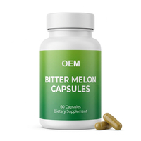 Capsules de Melon Amer à Marque Blanche OEM 2500mg Complexe 60/120/200 Comprimés Végétaliennes Sans OGM Vente en Gros Supplément OEM