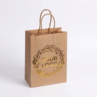 Allwin Packfactory – Emballage personnalisé de luxe avec logo en feuille d'or pour le shopping, le café à emporter et les emballages cadeaux