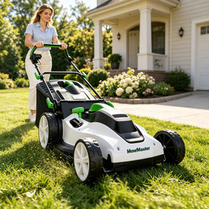 <span class=keywords><strong>Tondeuse</strong></span> à <span class=keywords><strong>gazon</strong></span> électrique autoportée de 380 mm avec moteur à fil de cuivre, protection <span class=keywords><strong>thermique</strong></span> et hauteur de coupe réglable pour l'entretien des pelouses domestiques - Product Image 3