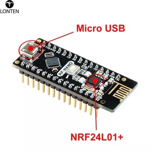 RF Nano V3.0 Micro USB Mô-đun ATmega328P QFN32 5V 16M CH340 Tích Hợp NRF24l01 + 2.4G Không Dây Imme - Product Image 6