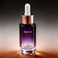 Prix d'usine – Flacon compte-gouttes rond transparent de 30 ml pour mini-parfum/huile essentielle et sérum de soin de la peau avec bouchon compte-gouttes doré